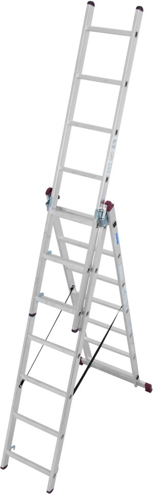 KRAUSE Corda Vielzweckleiter, hohe Standsicherheit und Treppenkompatibilität