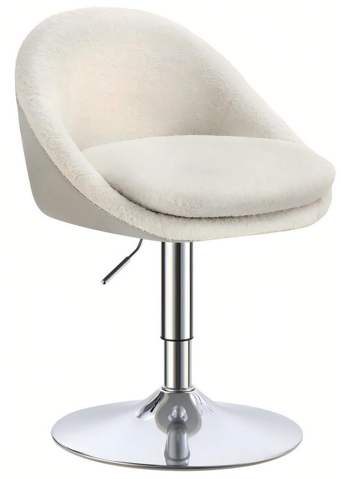 VASAGLE Barhocker, drehbarer Schminkstuhl, höhenverstellbar, elegantes Design