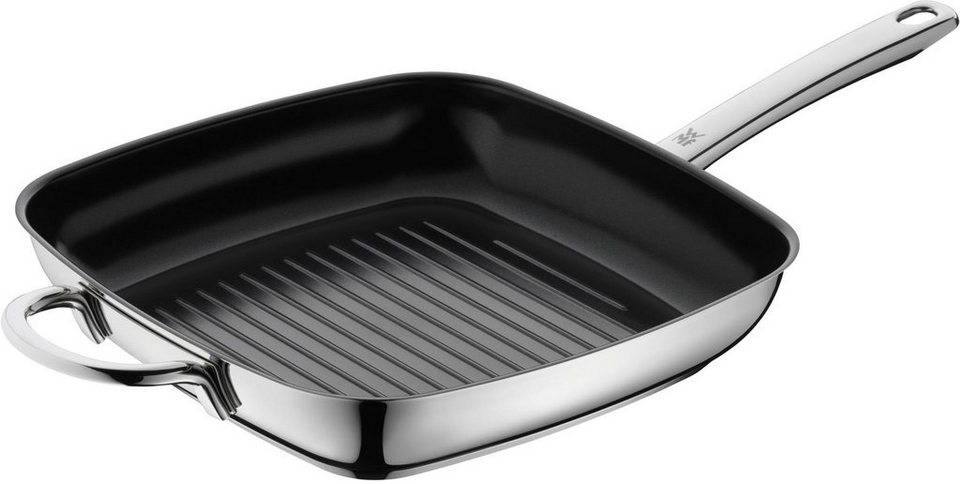 WMF Grillpfanne Durado, 28 x 28 cm, Induktion, keramische Antihaftbeschichtung, Cromargan® Edelstahl