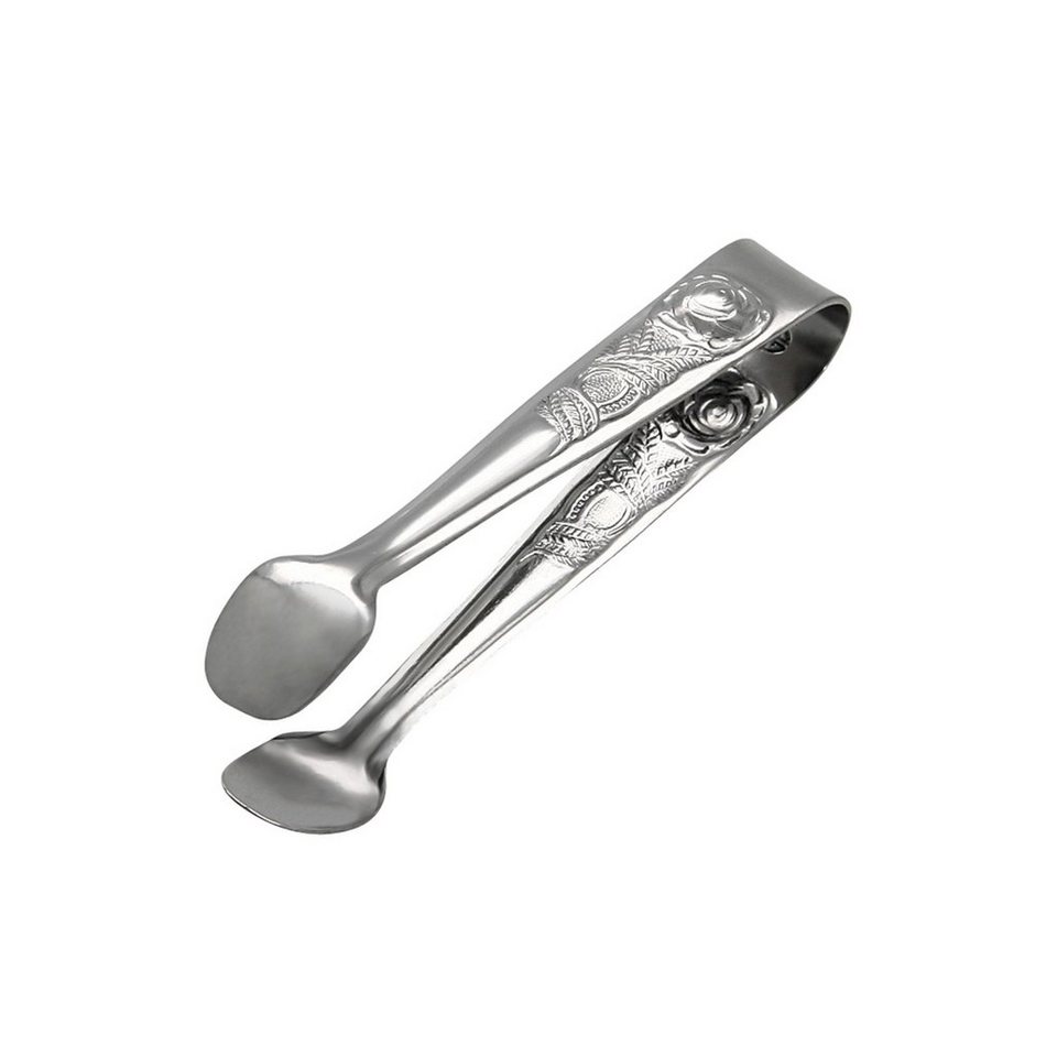 GRÄWE Zuckerzange, Edelstahl, Rosendekor